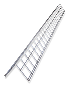 Grille FO-43x49-1503 with 2 longit.wires for medium trough